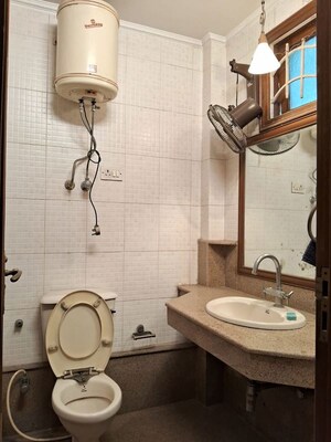 Bathroom in 3 BHK Builder Floor at East Of Kailash – for Sale