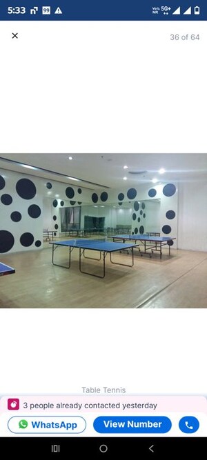 Floor Plan in 2.5 BHK Apartment at 3C Lotus Boulevard, Sector 100 – for Rent