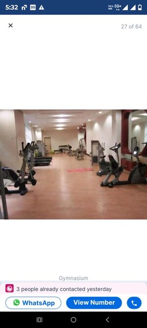 Gym in 2.5 BHK Apartment at 3C Lotus Boulevard, Sector 100 – for Rent