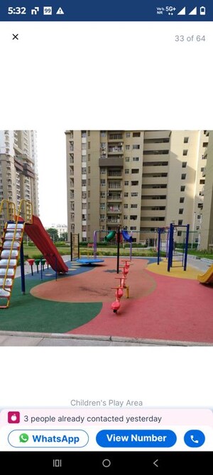 Swimming Pool in 2.5 BHK Apartment at 3C Lotus Boulevard, Sector 100 – for Rent