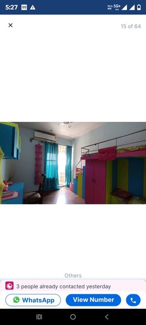 Bedroom in 2.5 BHK Apartment at 3C Lotus Boulevard, Sector 100 – for Rent