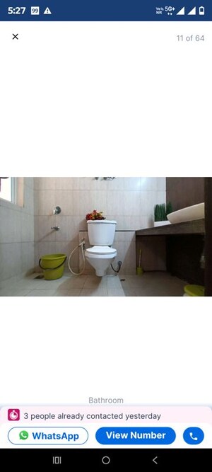 Bathroom in 2.5 BHK Apartment at 3C Lotus Boulevard, Sector 100 – for Rent