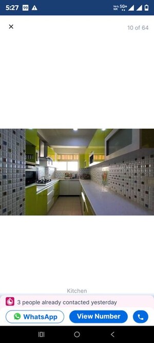 Kitchen in 2.5 BHK Apartment at 3C Lotus Boulevard, Sector 100 – for Rent