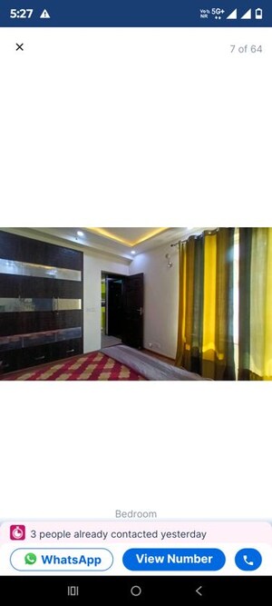 Bedroom in 2.5 BHK Apartment at 3C Lotus Boulevard, Sector 100 – for Rent