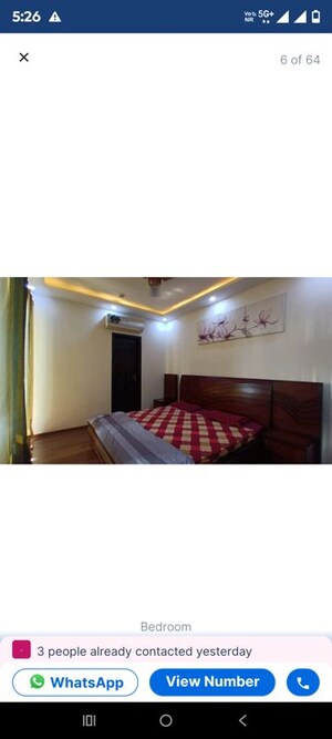 Bedroom in 2.5 BHK Apartment at 3C Lotus Boulevard, Sector 100 – for Rent