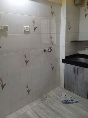 Bathroom in 1 BHK Apartment at Aakar Apartment, Malad East – for Rent