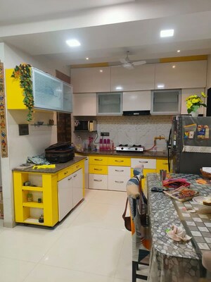 Kitchen in 1 BHK Apartment at Tragad – for Rent