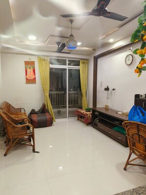 Living Room in 1 BHK Apartment at Tragad – for Rent