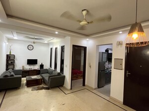 Living Room in 3 BHK Builder Floor at Vipul World Floors, Sector 48 – for Rent