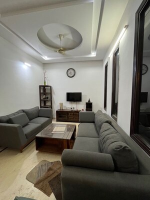 Living Room in 3 BHK Builder Floor at Vipul World Floors, Sector 48 – for Rent