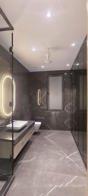 Bathroom in 3.5 BHK Builder Floor at Safdarjung Development Area – for Rent