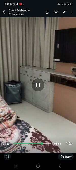 Kitchen in 3 BHK Apartment at Manpada – for Rent