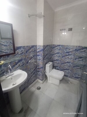 Bathroom in 3 BHK Builder Floor at Vasant Kunj – for Rent