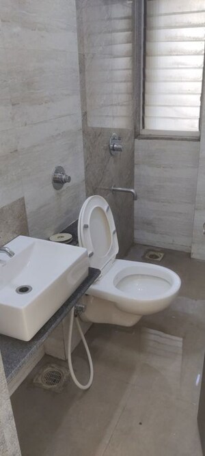 Bathroom in 2 BHK Apartment at Asthavinayak CHS Malad West, Malad West – for Rent
