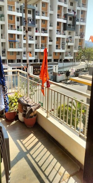 Balcony in 2 BHK Apartment at Namo Shine City, Chikhali – for Rent