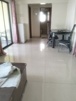 Living Room in 3 BHK Apartment at Amrut Runwal Daffodils, Nibm – for Rent