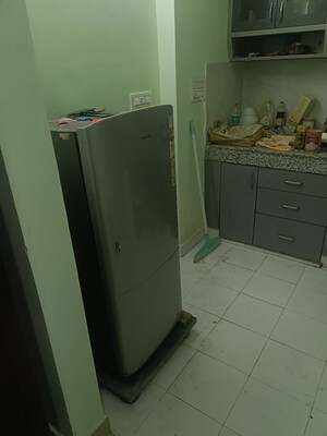 Kitchen in 1 RK Independent House at RWA Apartments, Sector 31 – for Rent