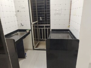 Kitchen in 1 RK Apartment at Evergreen city, Mira Road – for Sale