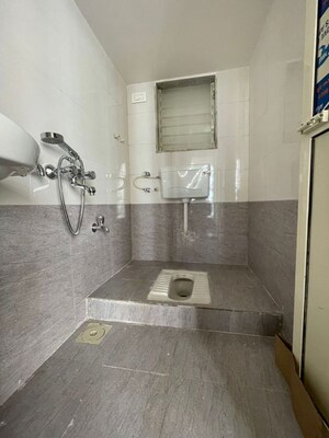 Bathroom in 1 RK Apartment at Evergreen city, Mira Road – for Sale