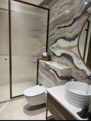 Bathroom in 4 BHK Builder Floor at DLF The Camellias, Sector 42 – for Rent