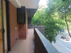 Balcony in 3 BHK Builder Floor at Safdarjung Enclave – for Rent