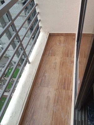 Balcony in 1 BHK Apartment at Shree Krishna Heights Juchandra, Naigaon East – for Rent