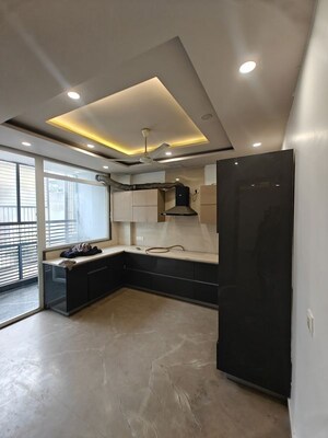 Kitchen in 3 BHK Builder Floor at Ansal Sushant Lok I, Sector 43 – for Rent