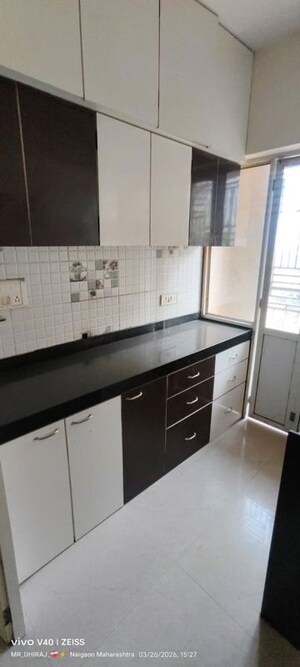 Kitchen in 1 BHK Apartment at Maad Yashwant Pride-Kini Complex, Naigaon East – for Rent