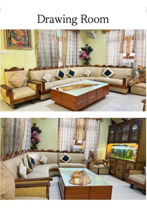 Living Room in 5 BHK Independent House at Gomti Nagar – for Rent