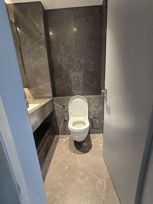 Bathroom in 4 BHK Apartment at Lodha Trump Tower, Worli – for Rent