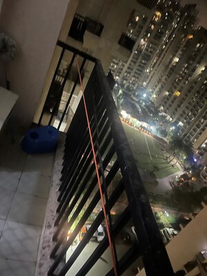 Balcony in 1 BHK Apartment at Gaur City 2 - 10th Avenue, Sector 16c Greater Noida – for Rent