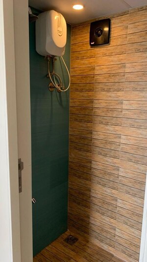 Bathroom in 1 BHK Apartment at Lodha Crown Quality Homes, Majiwada – for Rent