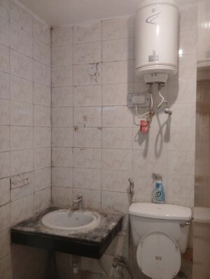 Bathroom in 3 BHK Builder Floor at Ansal Executive Residency, Sushant Lok ii – for Rent