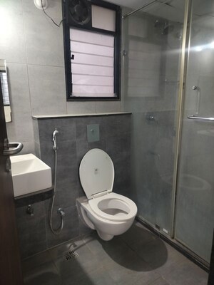 Bathroom in 2.5 BHK Apartment at Park Express, Baner – for Rent