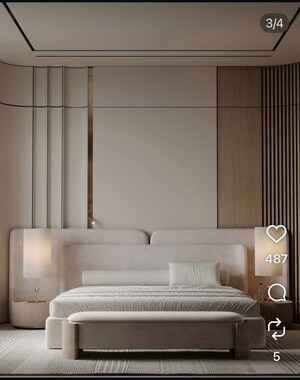 Bedroom in 4 BHK Builder Floor at Greater Kailash ii – for Sale