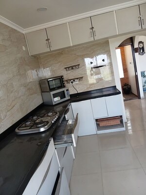 Kitchen in 3 BHK Apartment at Naiknavare Imperial Residence, Kalyani Nagar – for Rent