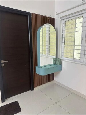Bathroom in 2 BHK Apartment at Aparna Zenon, Puppalaguda – for Rent