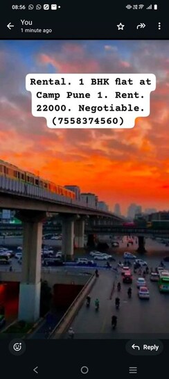 1 BHK Apartment For Rent in Sagar Darshan CHS Camp