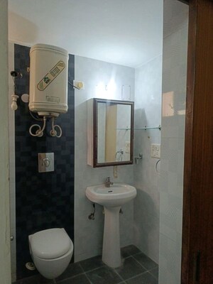 Bathroom in 3 BHK Apartment at Vasant Kunj – for Rent