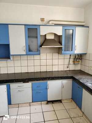 Kitchen in 3 BHK Apartment at Omaxe Heights Gomti Nagar, Gomti Nagar – for Rent