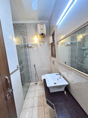 Attached Bathroom in 4 BHK Apartment at Vasant Kunj – for Rent