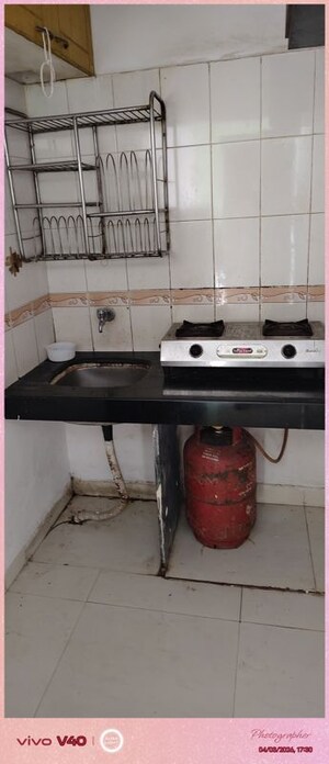 Kitchen in 1 RK Apartment at Aarey Colony – for Rent