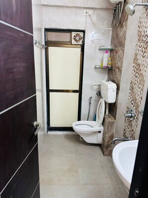 Bathroom in 2 BHK Apartment at D1 D2 Lokupwan Phase II CHS LTD, Kapur Bawdi – for Rent