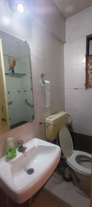 Bathroom in 3.5 BHK Apartment at Anjor Apartment, Baner – for Rent