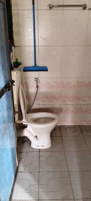 Bathroom in 1 BHK Apartment at Shreya CHS, Nerul Sector 27 – for Rent
