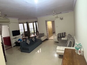 Living Room in 3 BHK Apartment at Raheja Sherwood, Goregaon East – for Rent