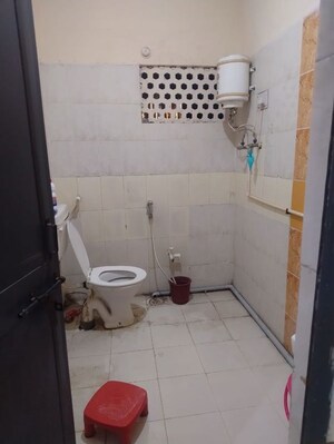 Bathroom in 2 BHK Apartment at Sulabh Awas, Gomti Nagar – for Rent