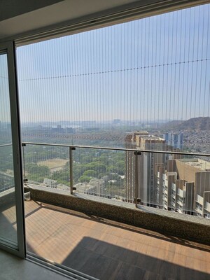 Balcony in 3 BHK Apartment at Runwal Forests, Kanjurmarg West – for Rent