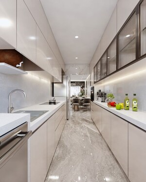 Kitchen in 2 BHK Apartment at Dadar Manish Market, Dadar West – for Sale