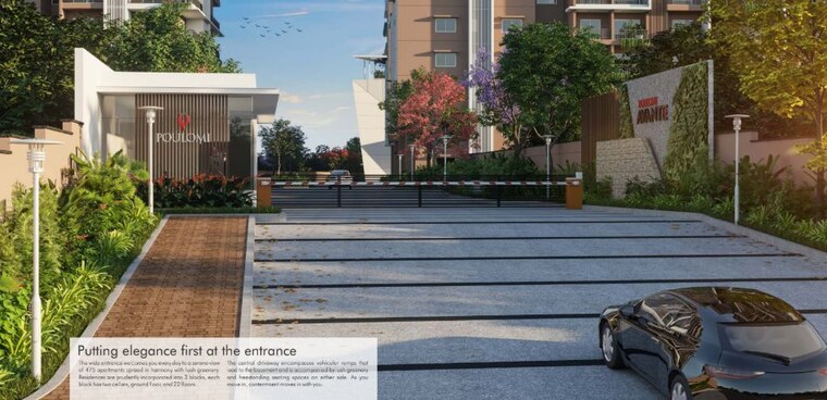 Exterior View, poulomi-avante 3 Bedroom 1555 Sq.Ft. Apartment In Kokapet Hyderabad 10233355